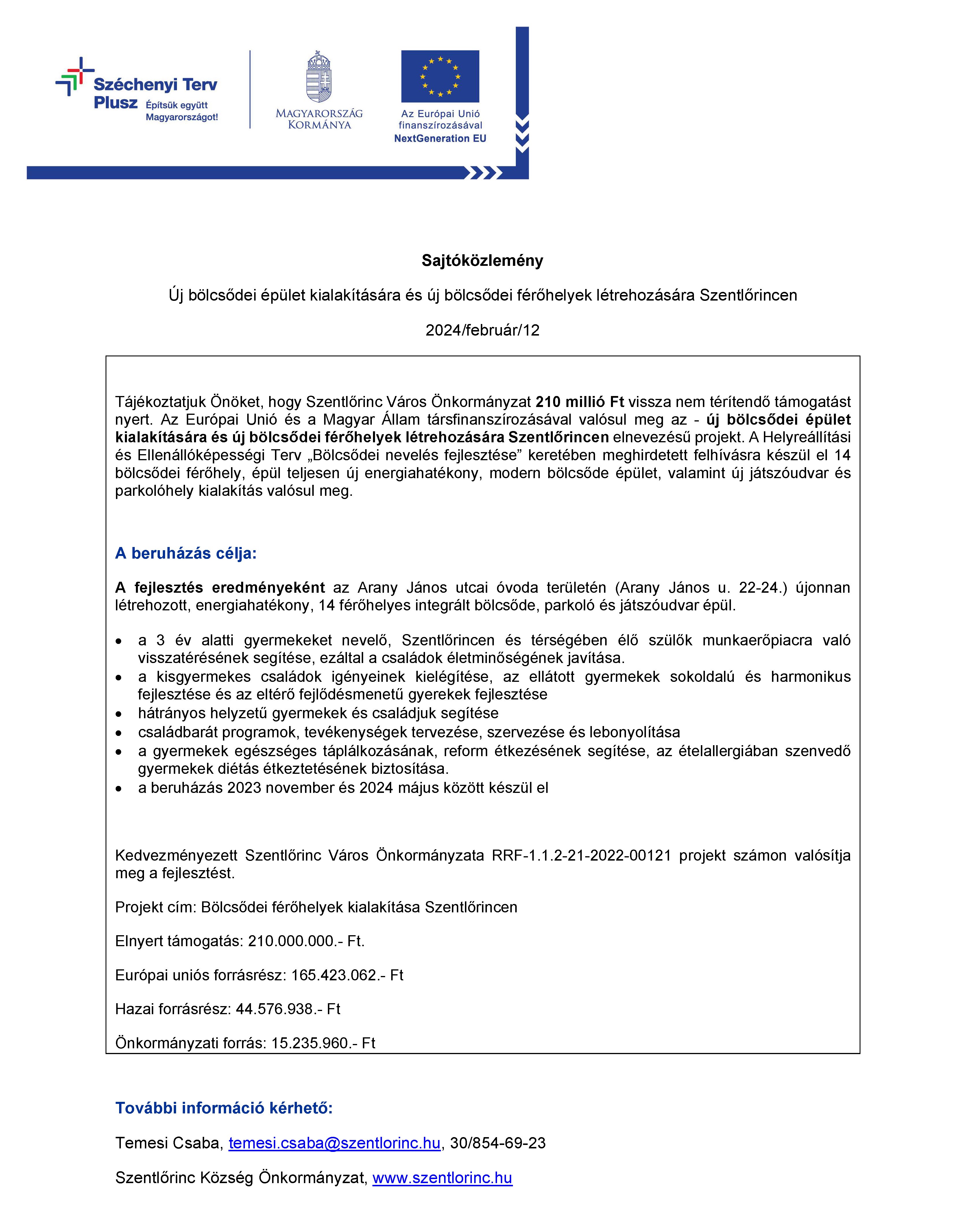 SZTP 2021 Sajtokozlemeny RRF 20240212